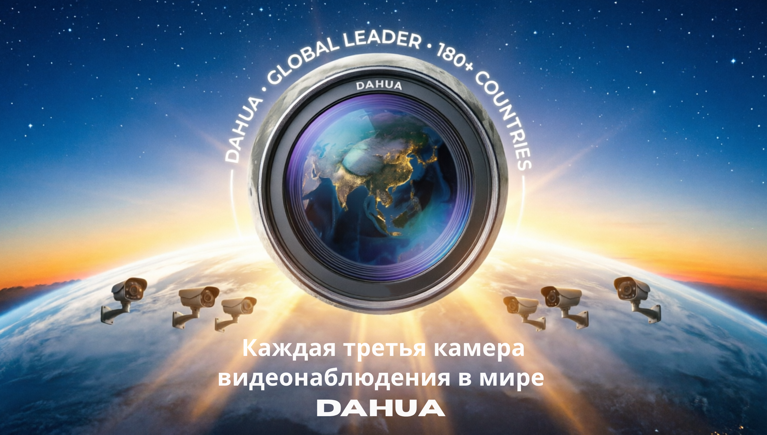 Dahua — мировой лидер: каждая третья камера видеонаблюдения в мире
